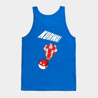 Kurwa! - A Polandball Movie Tank Top